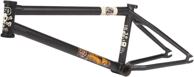 BSD Grime V2 BMX Frame - 20.6" TT, Black