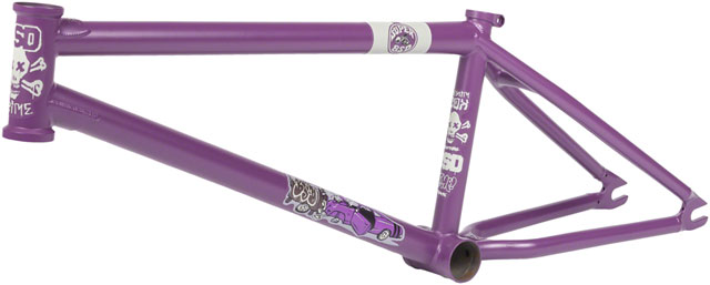 BSD Grime V2 BMX Frame - 20.6" TT, Purple