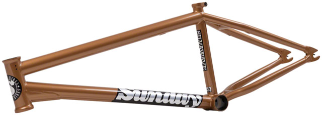Sunday Silvawave BMX Frame - 20.75" TT, Amber