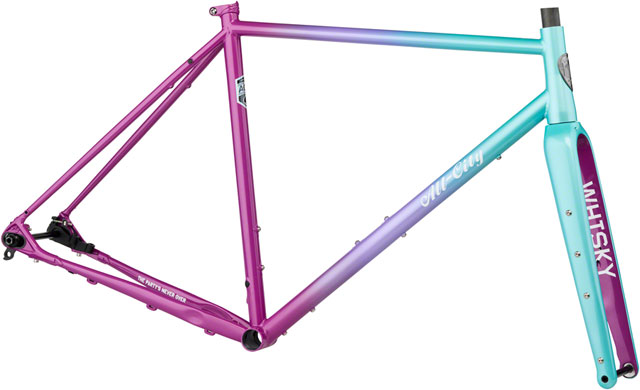 All-City Cosmic Stallion Frameset - 650b/700c , Steel, Mermaid Fade, 52cm