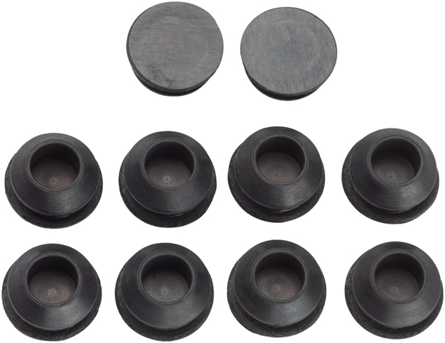 Jagwire Frame Plug Refill Bag - Closed Type for 8.0mm Round Frame Port, Bag/10 Plugs