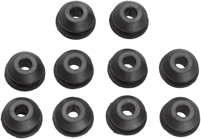 Jagwire Frame Plug Refill Bag - Fits 3.0mm Shimano Di2 with Straight Entry and 8.0mm Round Frame Port, Bag/10 Plugs