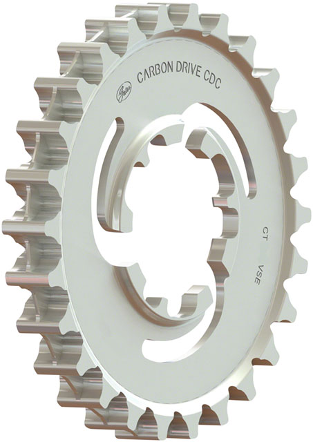 Gates Carbon Drive CDC CenterTrack Rear Sprocket for Enviolo - 24t, Silver