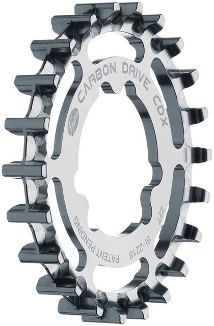 Gates Carbon Drive CDX CenterTrack Rear Sprocket - 22t, For Sturmey-Archer 31.85mm 3-Lobe, Silver
