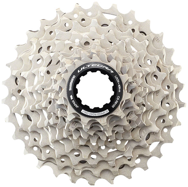 Shimano Ultegra CS-R8100 Cassette - 12-Speed, 11-30t, Silver