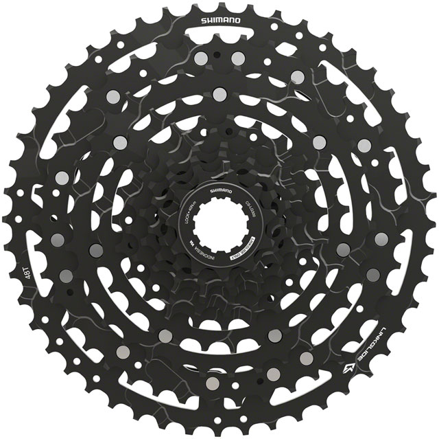 Shimano CUES  CS-LG300-10 Cassette - 10-Speed, 11-48t, LINKGLIDE, Black