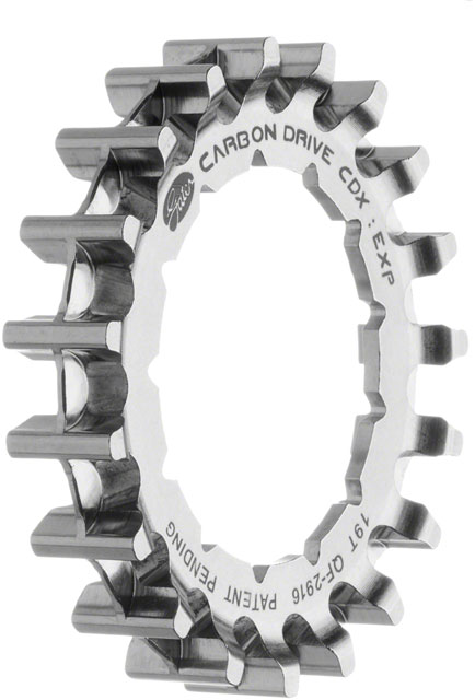 Gates Carbon Drive CDX:EXP Centerlock Rear Sprocket - 19t, Rohloff Splined, Silver