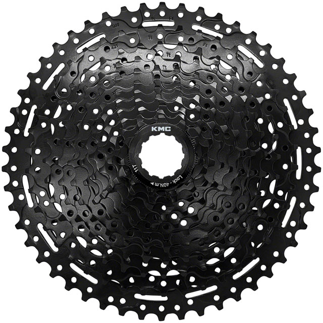 KMC REACT Cassette - 11-Speed, 11-50t, HG Driver Compatible, Black