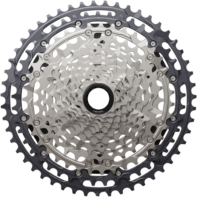 Shimano Deore XT CS-M8200-12 Cassette - 12-Speed, 10-51t, Hyperglide+, Micro Spline, Gray/Silver