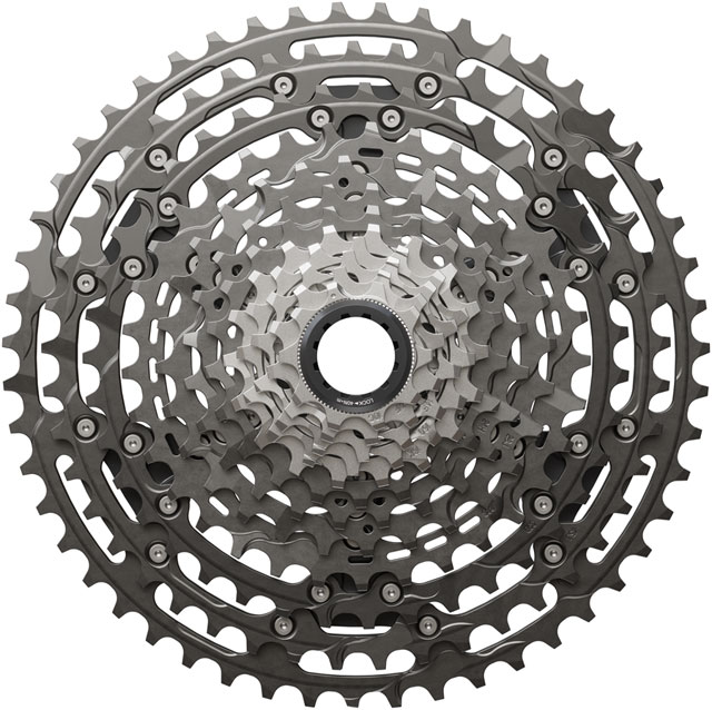 Shimano XTR CS-M9200-12 Cassette - 12-Speed, 10-51t, Hyperglide+, Micro Spline, Gray