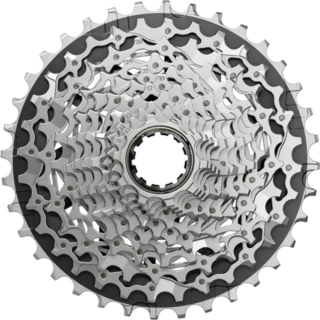 SRAM Force XG-1270 Cassette - 12-Speed, 10-36t, Silver, For XDR Driver Body, E1