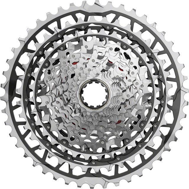 SRAM Force XPLR XG-1371 Cassette - 13-Speed, 10-46t, For XDR Driver, Silver, E1