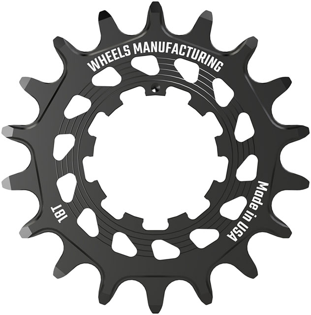 Wheels Manufacturing SOLO HG Cog - 18t, Fits SOLO-HG Kits, Black