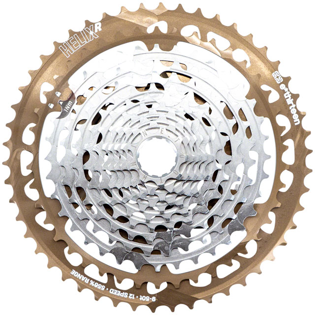 e*thirteen Helix Race Cassette - 12-Speed, 9-50t, Bronze