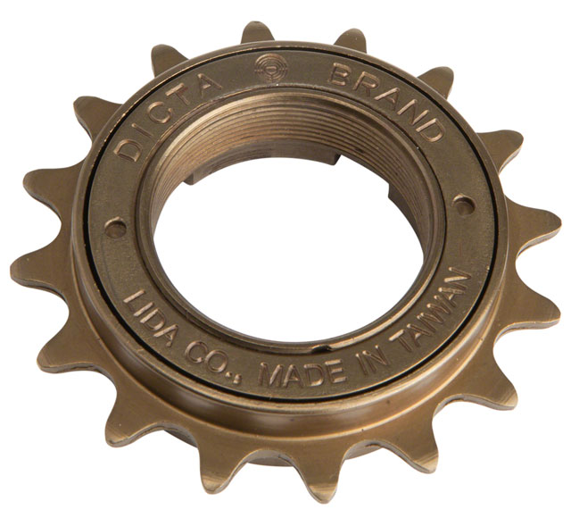 Dicta Standard BMX Freewheel - 16t, Gold