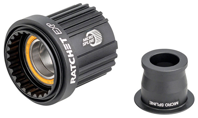 DT Swiss Ratchet EXP Freehub Body - Shimano Micro Spline MTN, Light, Aluminum, Ceramic Bearing, Kit w/ End Cap, 12 x 142/148 mm
