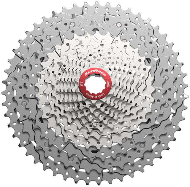 SunRace CSMZ903 Cassette - 12-Speed, 11-51t, Metallic Silver
