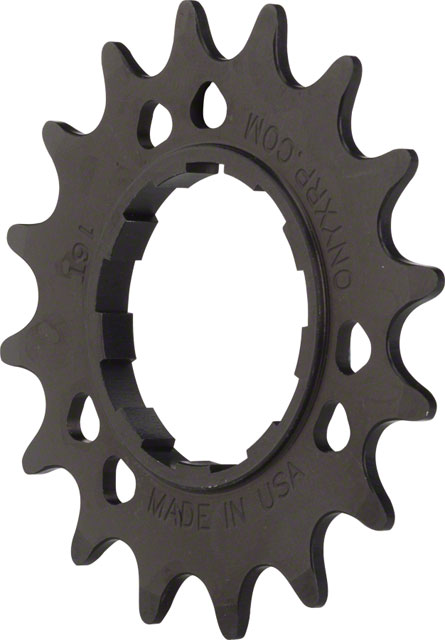 Onyx Aluminum Cog: 3/32", 14t, Black