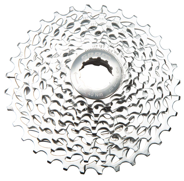 SRAM PG-1070 Cassette - 10 Speed, 11-32t, Silver