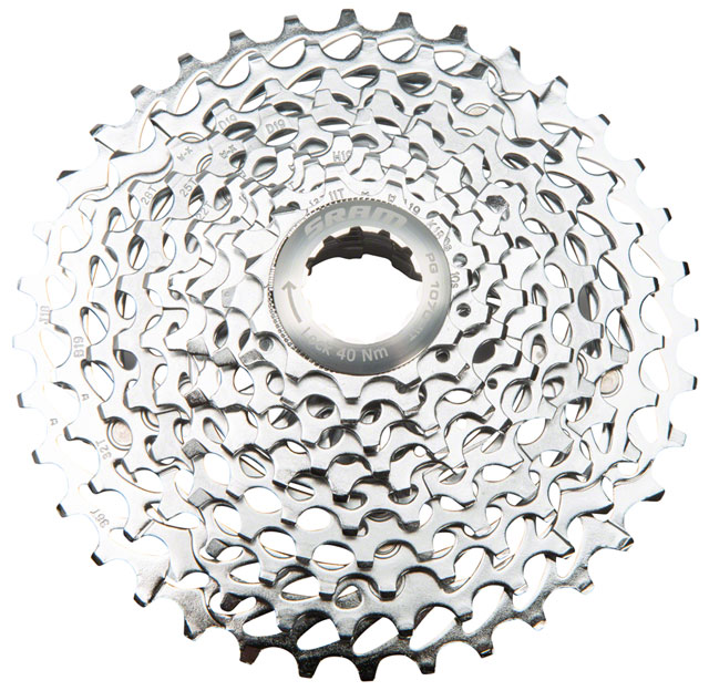 SRAM PG-1070 Cassette - 10 Speed, 11-36t, Silver