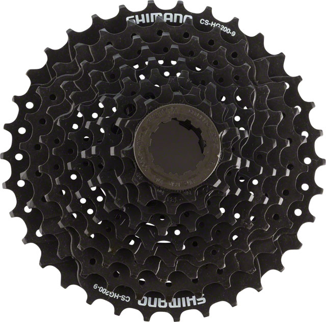 Shimano Tourney CS-HG200 Cassette - 9 Speed, 11-34t, Black