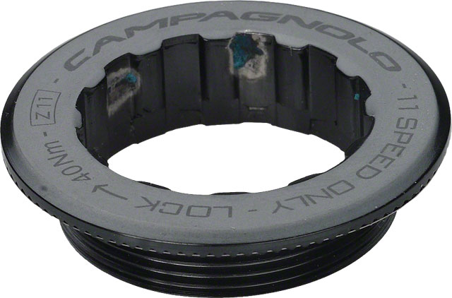Campagnolo/ Fulcrum 27.0mm Aluminum Lockring for 11t First Cog, Campagnolo 11-speed Cassettes Only
