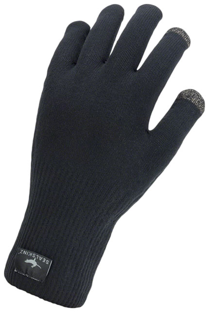 SealSkinz Anmer Waterproof Ultra Grip Knit Gloves - Black, Full Finger, Medium