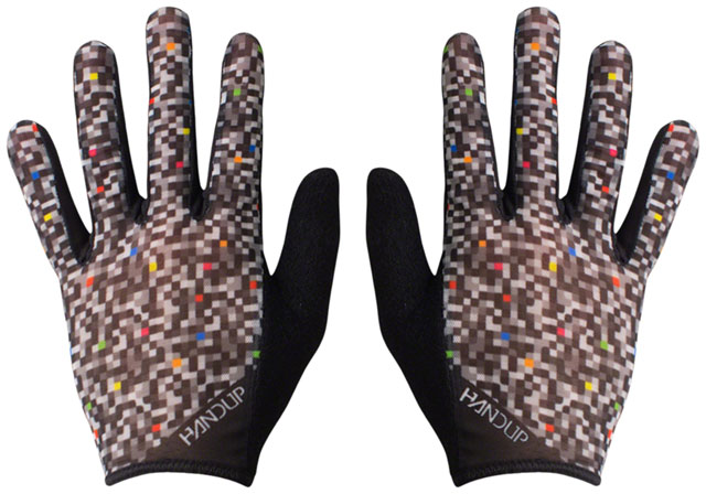 Handup Vented Gloves - Pixelated, Full Finger, X-Large