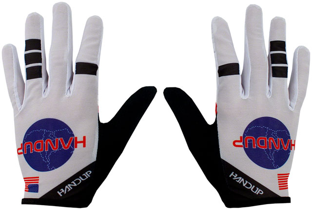 Handup Vented Gloves - Shuttle Runner White, Full Finger, Small