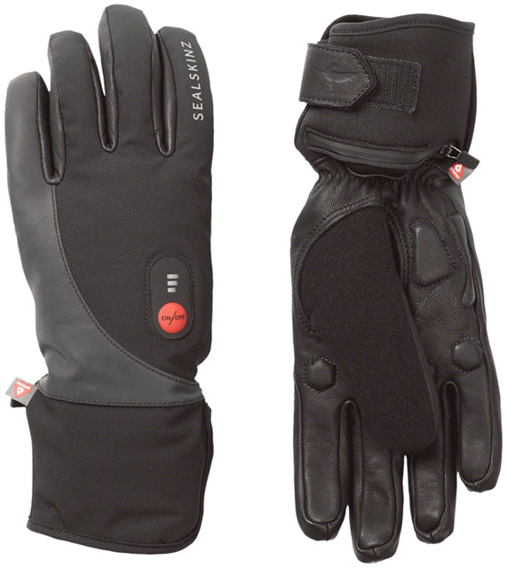 SealSkinz Upwell Heated Gloves -  Black,  Small