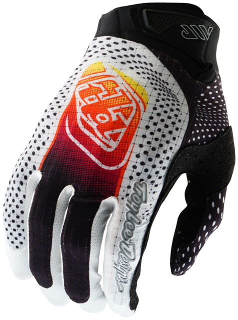 Troy Lee Designs Air Glove – Optic White / Black, X-Large