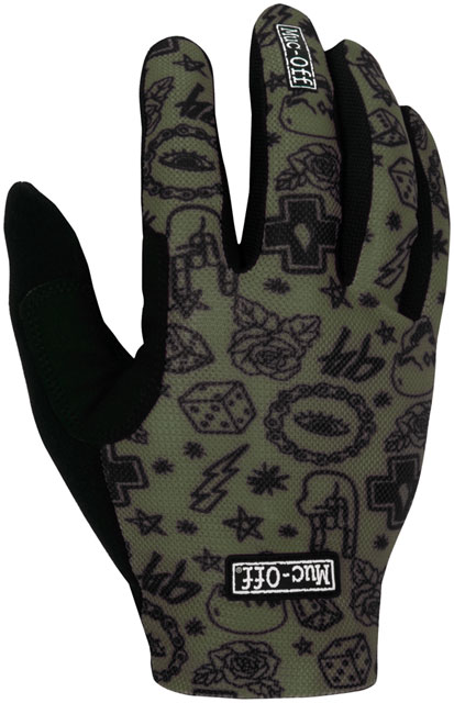 Muc-Off Summer Lightweight Mesh Rider Gloves - Green, Small