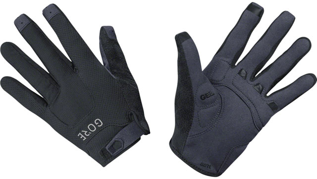 GORE® C5 Trail Gloves - Black, Full Finger, Medium