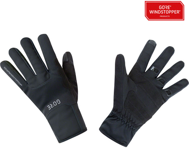 Gorewear M Windstopper Thermo Gloves - Black, Full Finger, Small