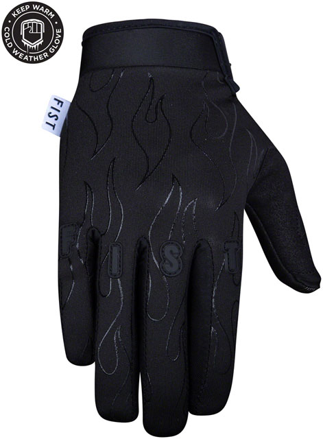 Fist Handwear Frosty Finger Gloves - Black Flame, Full Finger, X-Small