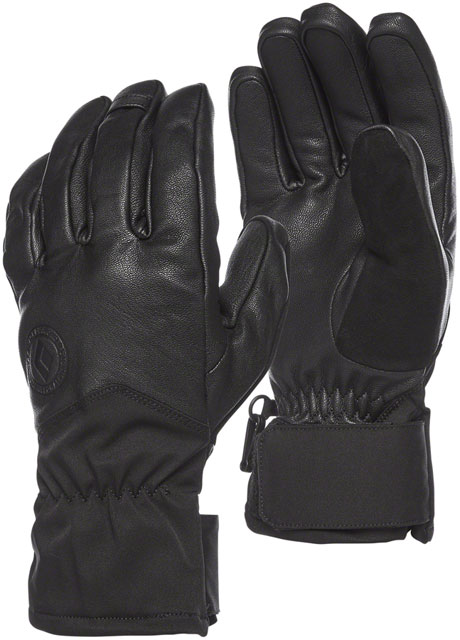 Black Diamond Tour Gloves - Black, Full Finger, Medium