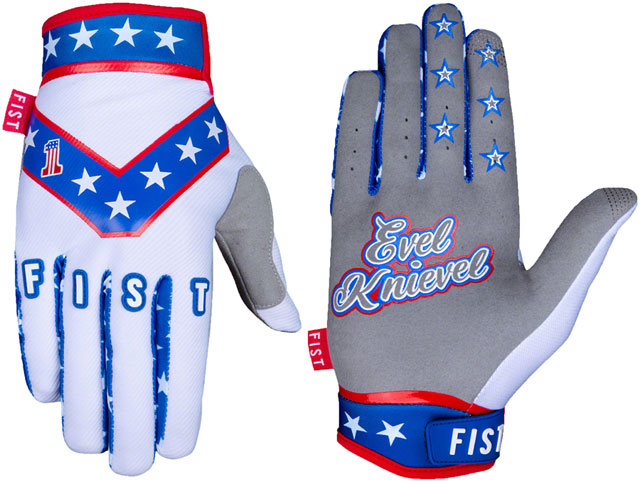 Fist Handwear Evel Knievel Gloves - White, Full Finger, X-Small