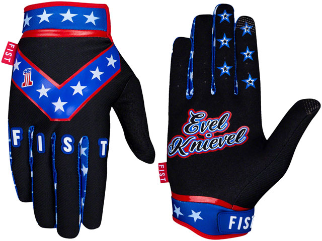 Fist Handwear Evel Knievel Gloves - Black, Full Finger, 2X-Small