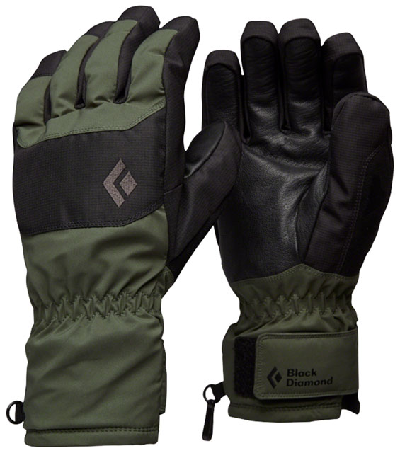 Black Diamond Mission LT Gloves - Tundra/Black, Full Finger, Large
