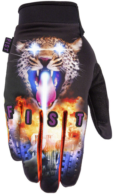 Fist Handwear Lazer Leopard Glove - Multi-Color, Full Finger, Medium