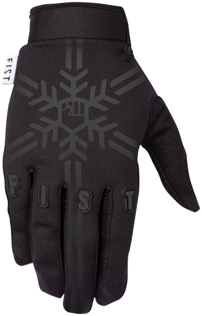 Fist Handwear Black Snowflake Frosty Fingers Cold Weather Glove - Black, Full Finger, 2X-Small