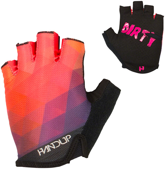 Handup Shorties Glove - Pink Prizm, Short Finger, X-Large