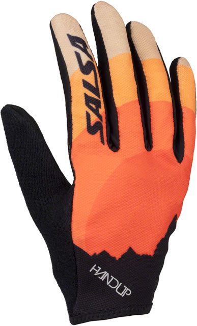 Salsa Dawn Patrol Handup Gloves - Orange, Black, Medium