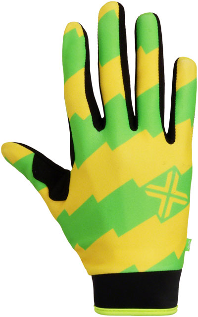 FUSE Chroma Gloves - Campos, Full Finger, Green/Yellow, Large