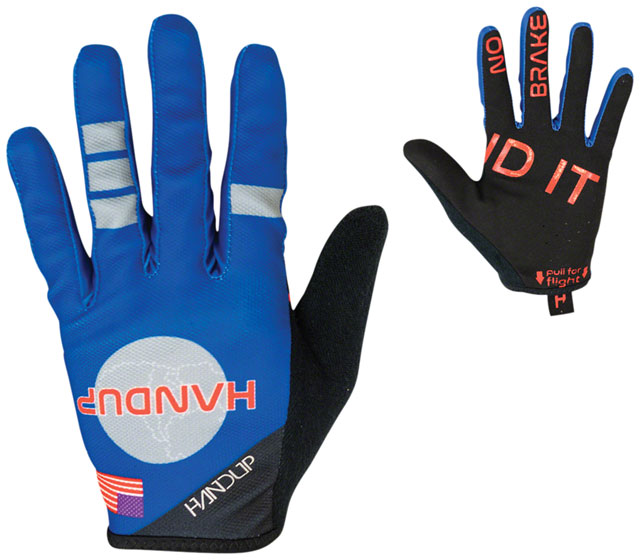 HandUp Most Days Gloves - Shuttle Runners Navy, Full Finger, X-Large