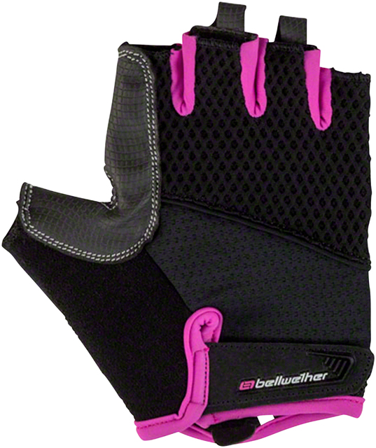 Bellwether Gel Supreme Gloves - Fuchsia, Short Finger, Women's, Large