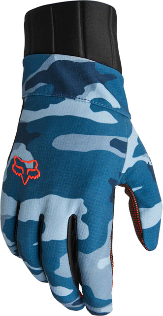 Fox Racing Defend Pro Fire Gloves - Blue Camo, Full Finger, Large