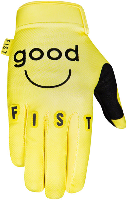 Fist Handwear Good Human Factory Gloves - Yelllow, Full Finger, Medium