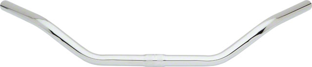 Wald 872 Cruiser Steel Handlebar: 24" Wide, 3" Rise, 1" Clamp, Chrome
