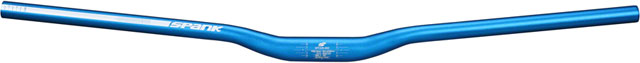 Spank Spoon 800 Handlebar - 31.8mm Clamp, 800mm, 20mm Rise, Blue
